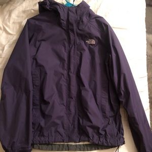 Purple North Face jacket